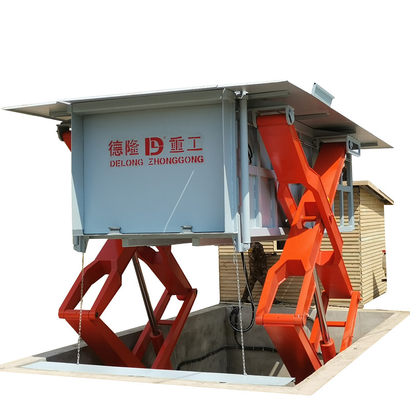 Pit type garbage transfer bin horizontal type garbage station compression equipment lifting type garbage turnover station compressor