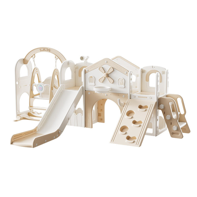 Slide Kidsren's Indoor Home 2 to 10 Years Old Baby Slide Swing Two-In-One Family Multi-Functional Climbing Frame