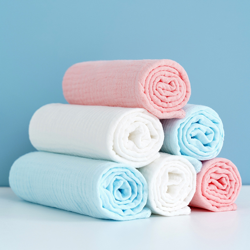 Baby Diaper Crepe Diaper Newborn Gauze Baby Diaper Meson Pure Cotton Baby Diaper Sheet Wholesale