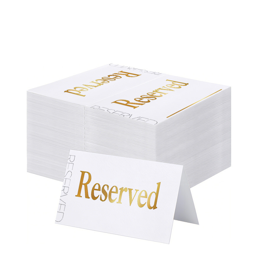 Cream Gold Letter Table Cards for Children's Graduation Party Photo Props, Stackable, Lightweight and Portable