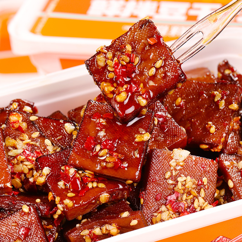 [Homesickness Mountain] Lock Fresh Boxed Sauce Dried Snacks Hunan Specialty Pingjiang Sauce Dried and Fresh Dried Bean Curd