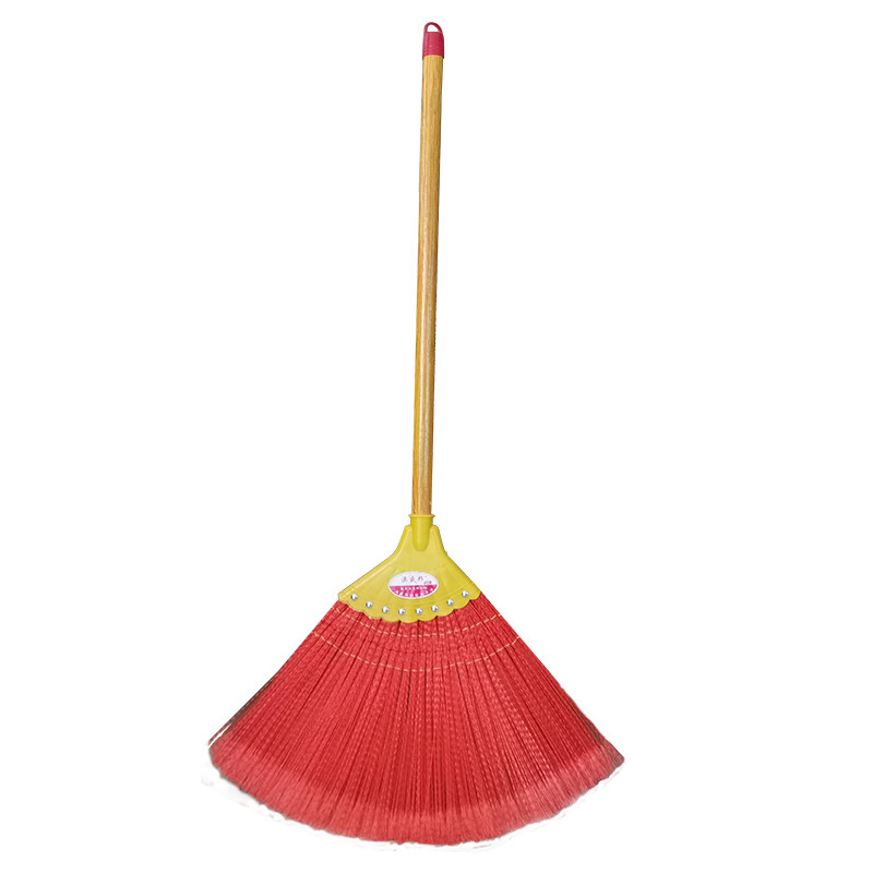 Factory supply eight nail corrugated wire broom household broom household household sanitation broom cleaning tools single broom