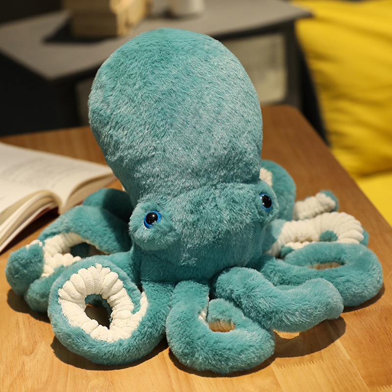 Cross-border Hot Selling Octopus Doll Simulation Octopus Pillow Plush Toy Marine Life Sleeping Cloth Doll Gift
