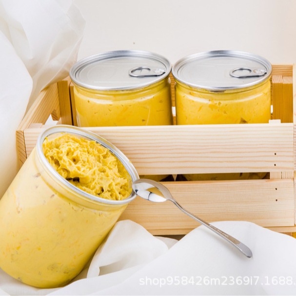 Malaysian Musang King Durian Pure Fruit Puree 500g Frozen Durian Can D197