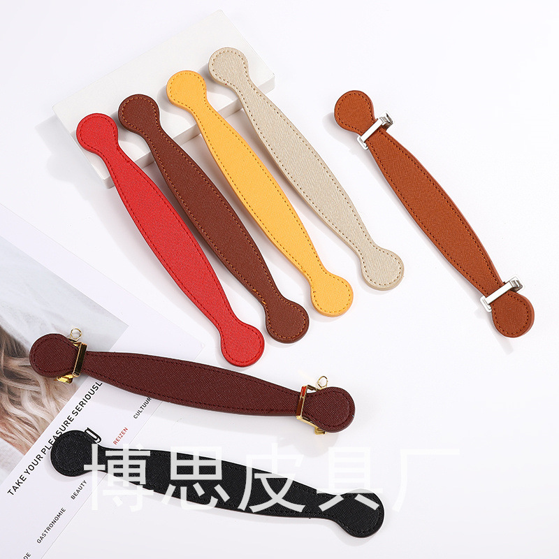 Wholesale Bag Straps, Single Shoulder Pu Handle Bag Accessories, Leather Handle, Leather Strap, Wide Shoulder Strap, Wear-Resistant and Burden-Reducing