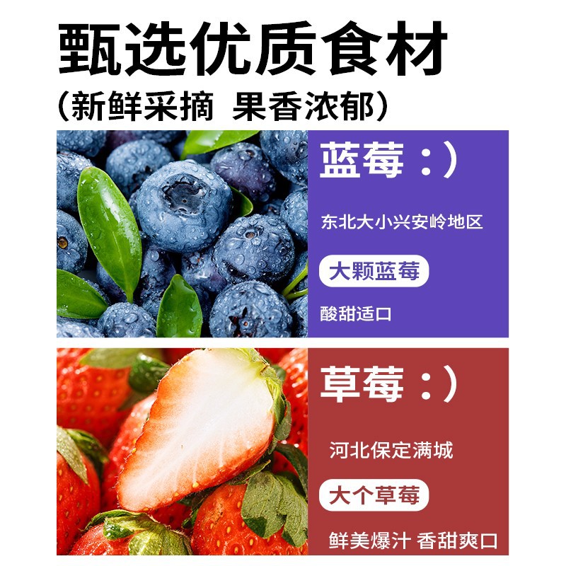 Zhanyi Blueberry Jam Strawberry Jam 150g Spread Cake Sandwich Sandwich Bread Baked Milk Tea Household Toast Jam Jam