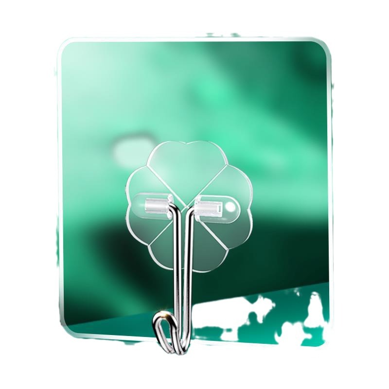 30A punch-free seamless hook strong adhesive transparent wall hanging clothes hook waterproof sticky hook hook