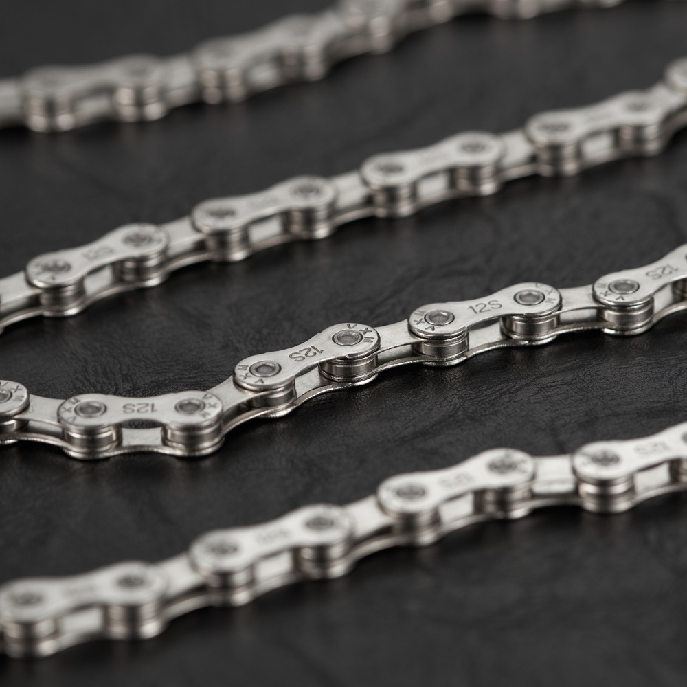 VXM Bicycle Chain 8/9/10/11/12 Speed Single Speed Mountain Road Car Electroplated Silver Variable Speed Car Chain Lightweight