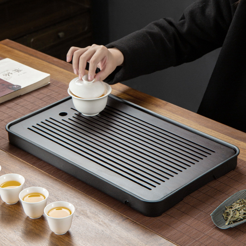 Household Dry Tea Tray Small Tea Table Modern Minimalist Tea Tray Kung Fu Tea Set Tea Sea Small Tea Table Drainage Tray
