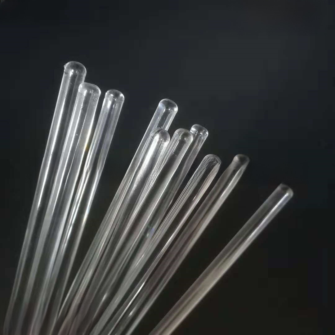 20CM high quality glass rod high quality baking head solid glass rod high temperature resistant glass stirring rod experimental instrument