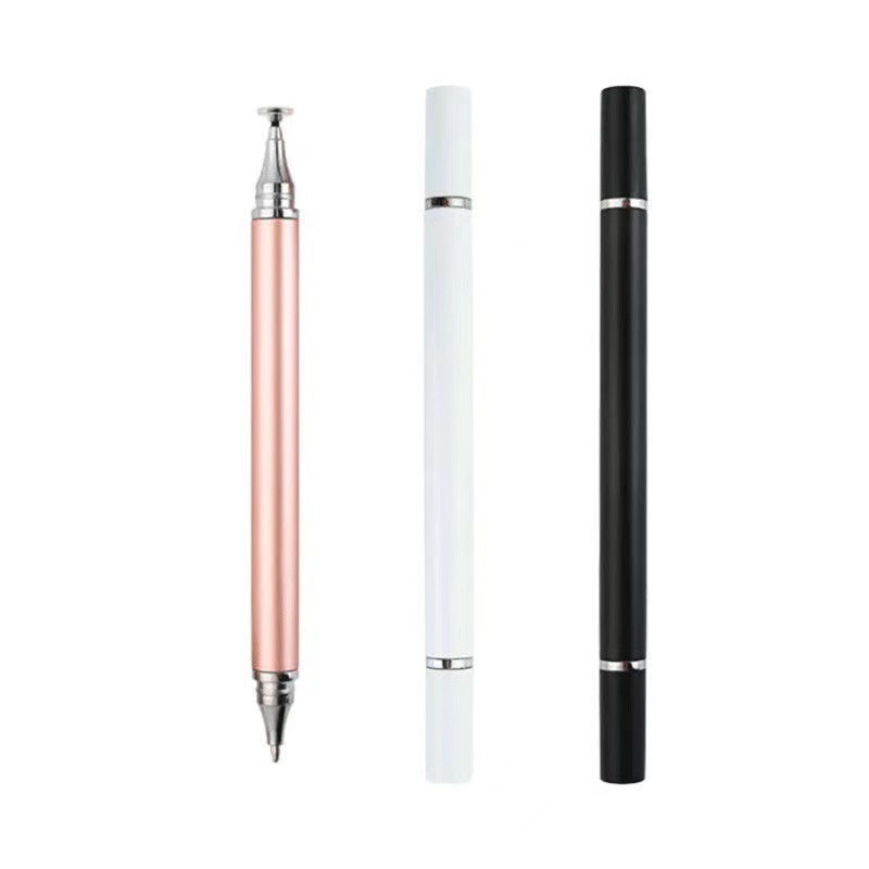 Dual-Purpose Disc Pen Ballpoint Pen Capacitive Pen Suction Cup Pen Mobile Phone Tablet Stylus Touch Screen Sketch Stylus