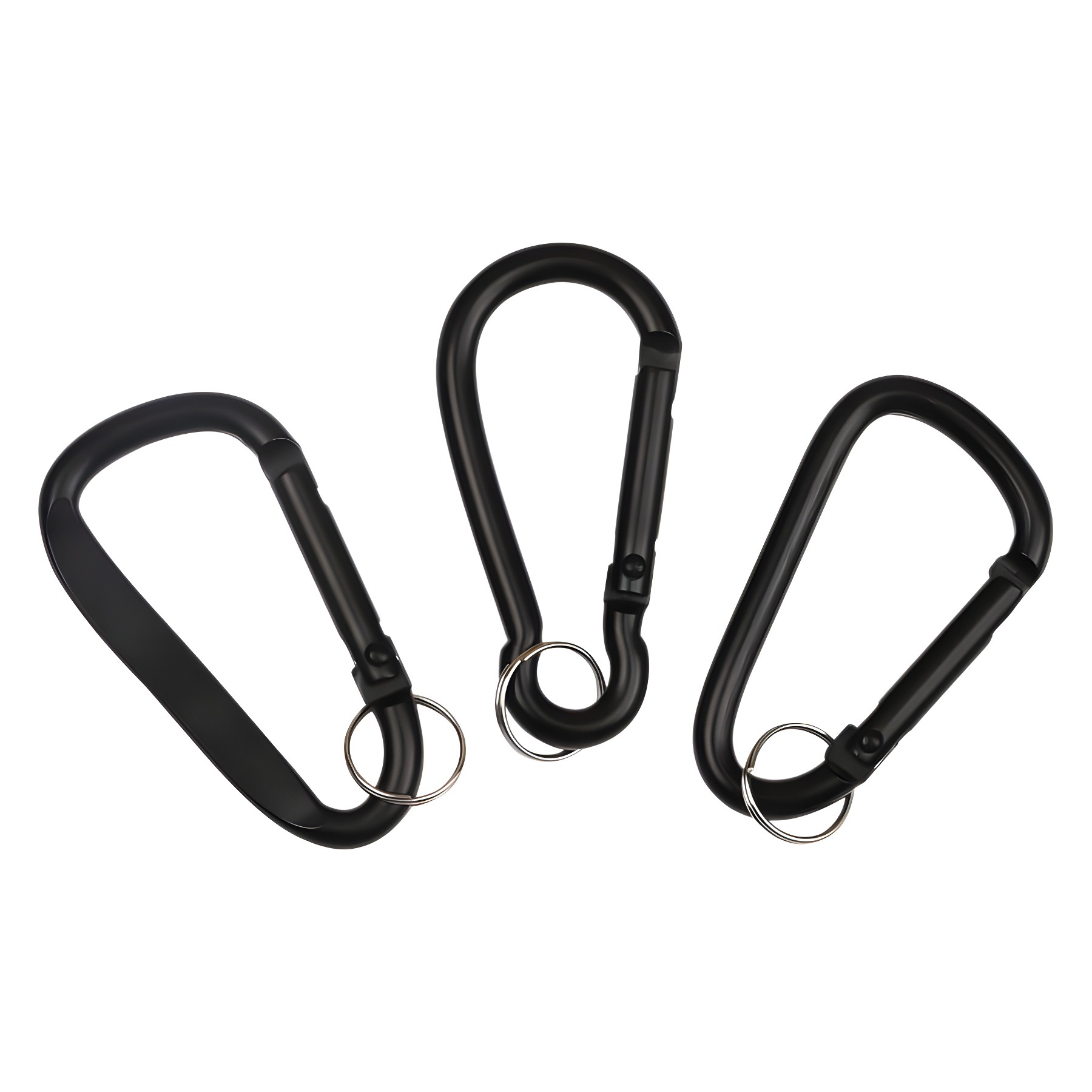 Spot No. 45678 D-Type Aluminum Alloy Carabiner Gourd Buckle Outdoor Climbing Buckle Quick Hook Product Logo Customization