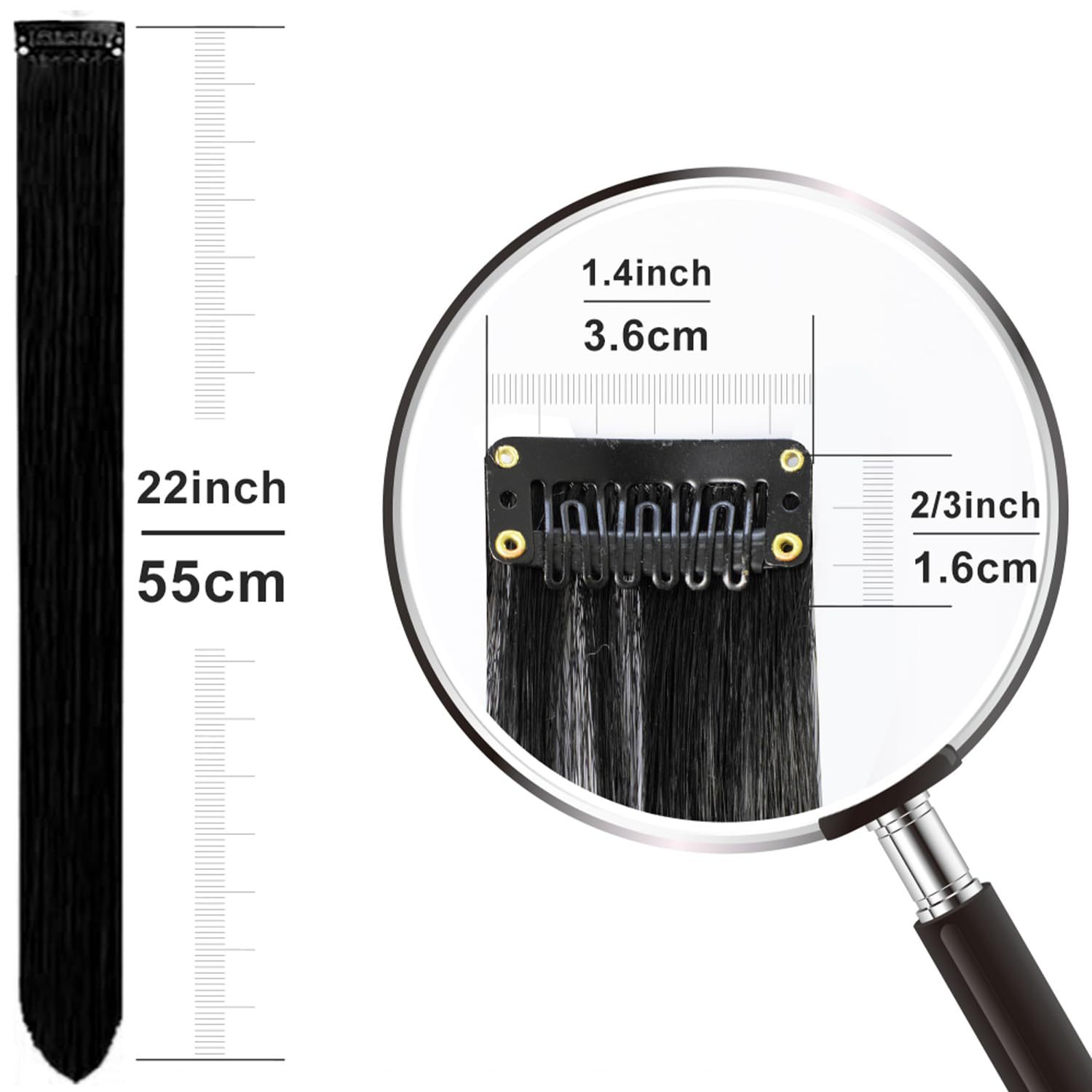 Spot second hair cross-border direct supply of chemical fiber color wig seamless hair clip hair hanging ear dye single piece