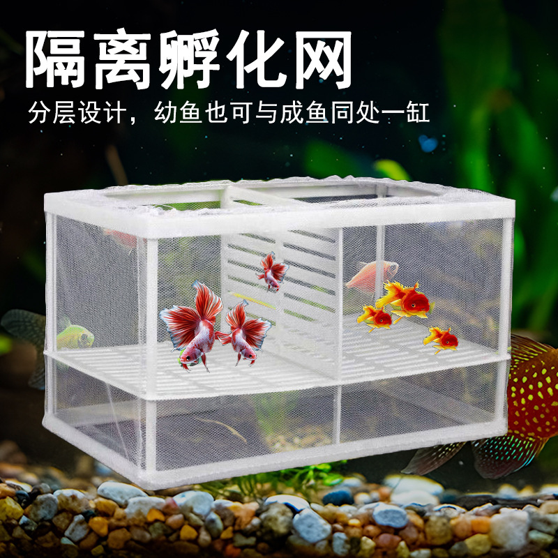 Fish Fry breeding box guppy fish hatching box fish tank isolation box new juvenile fish isolation net small fish incubator
