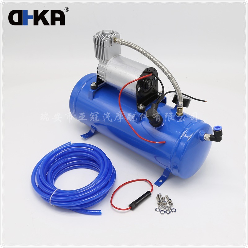 Neutral Spot Horn Modified Air Pump Blue 6L Air Compressor 12V24V Suspension Compressor