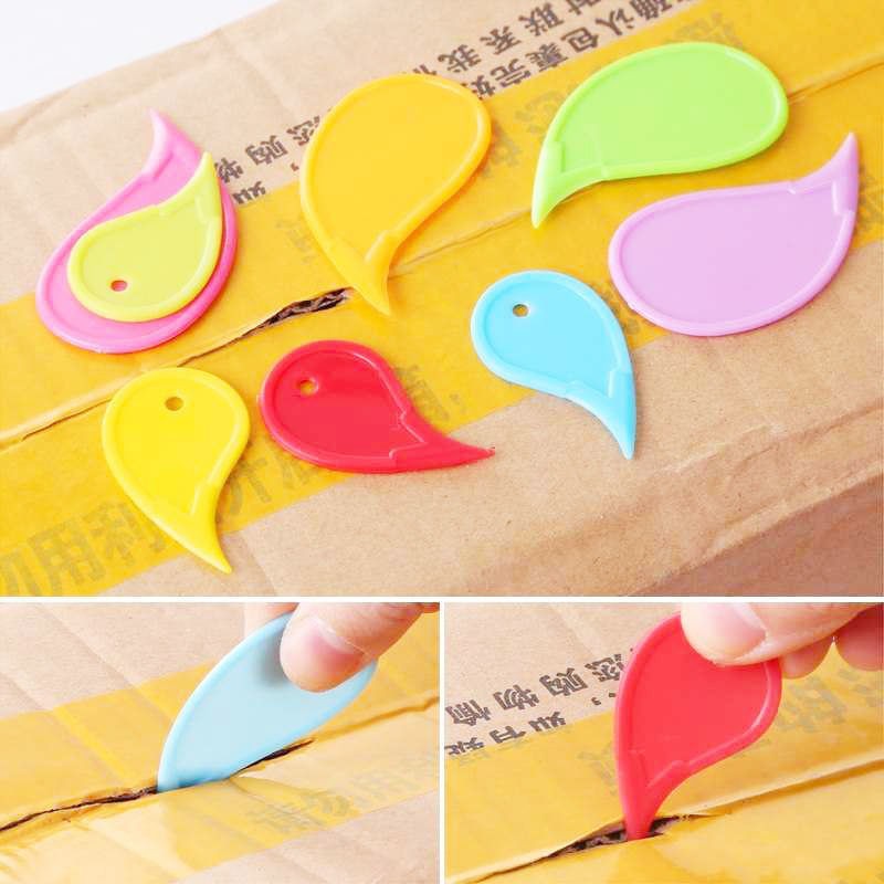 Box opener express parcel opener printed logo plastic box opener factory direct sale
