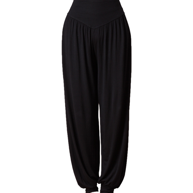 Factory wholesale modal dance bloomers high waist modern dance practice pants adult square dance pants Tai Chi pants