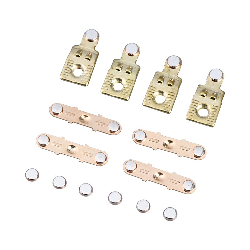 Manufacturer Supplies Ac Contactor Accessories Silver Contact Composite Silver Point New Type 1211 Active Main Static
