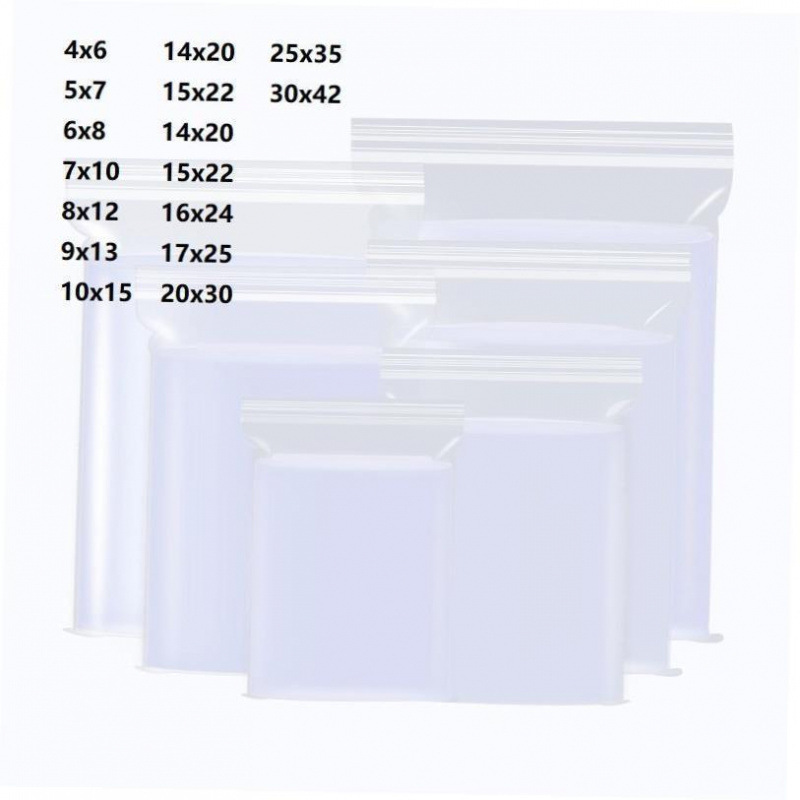 Пластиковые пакеты с застежкой-замком, прозрачная упаковка, полиэтиленовые пакеты с застежкой