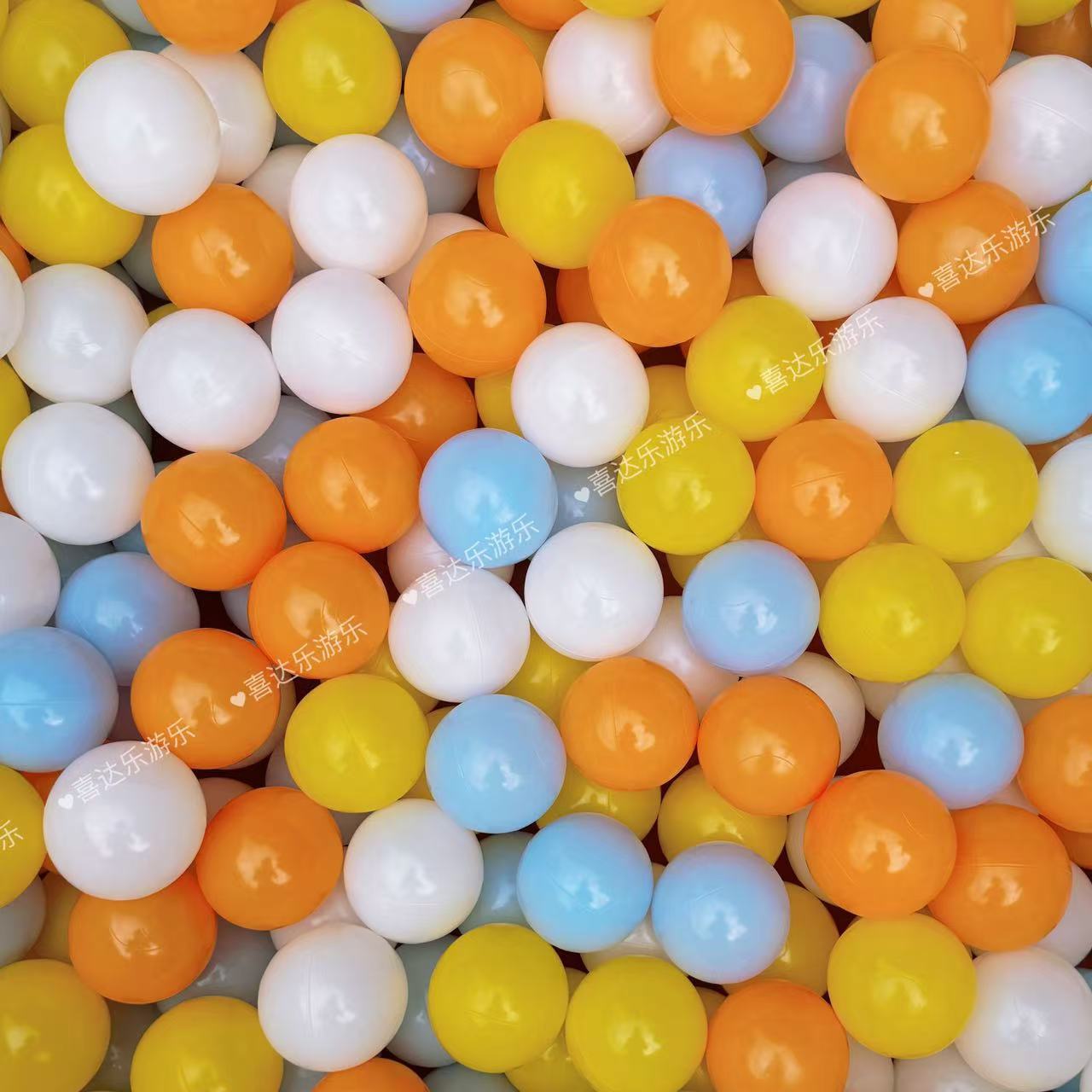 Thickened ocean ball food grade non-toxic baby indoor Macaron color children naughty castle playground wave ball