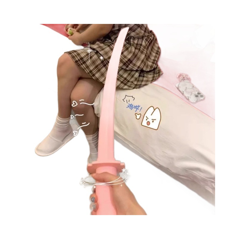 Tiktok-Style 3D Printed Samurai Retractable Sword Automatic Straight-Out Internet-Famous Retractable Toy Sword