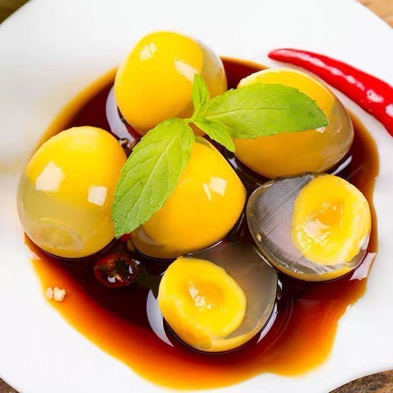 Henan Specialty Preserved Eggs, Lead-Free Soft-Boiled Preserved Eggs, Preserved Eggs, Farm-Made Handmade Preserved Eggs, Whole Box Wholesale and Delivery