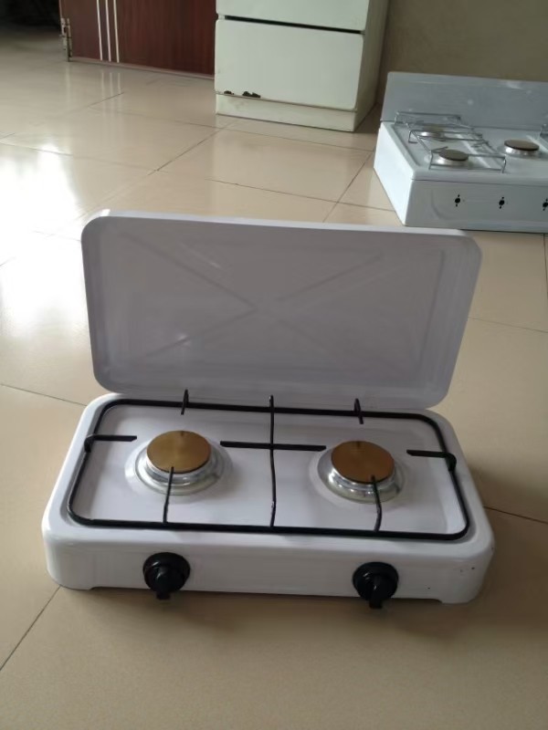 Европейская плита с двумя двойными конфорками, зажигалка для конфорок, прямая продажа с завода, полные части, дропшиппинг