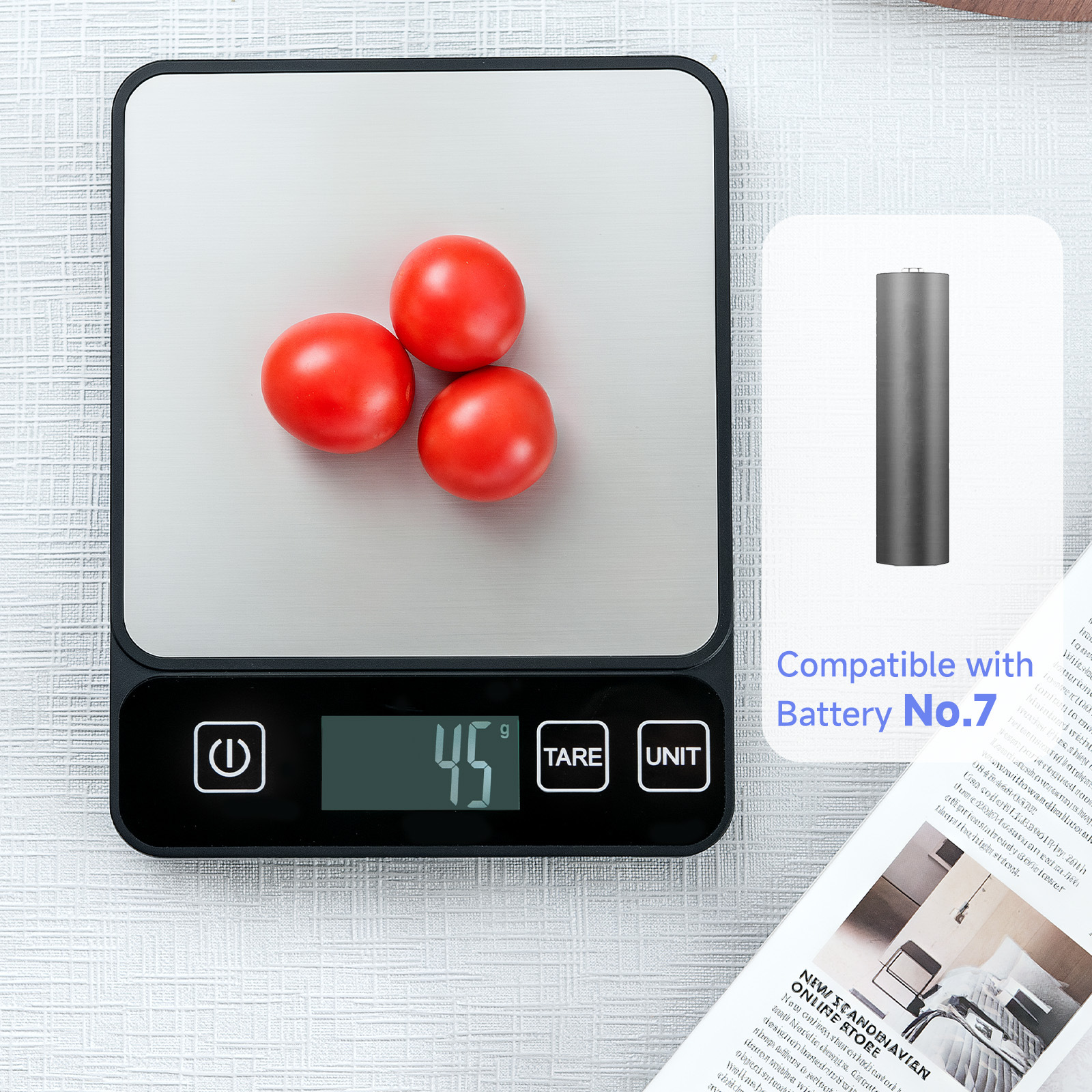 New 10kg household high-precision electronic kitchen scale baking scale food scale gram scale electronic scale kitchen scale