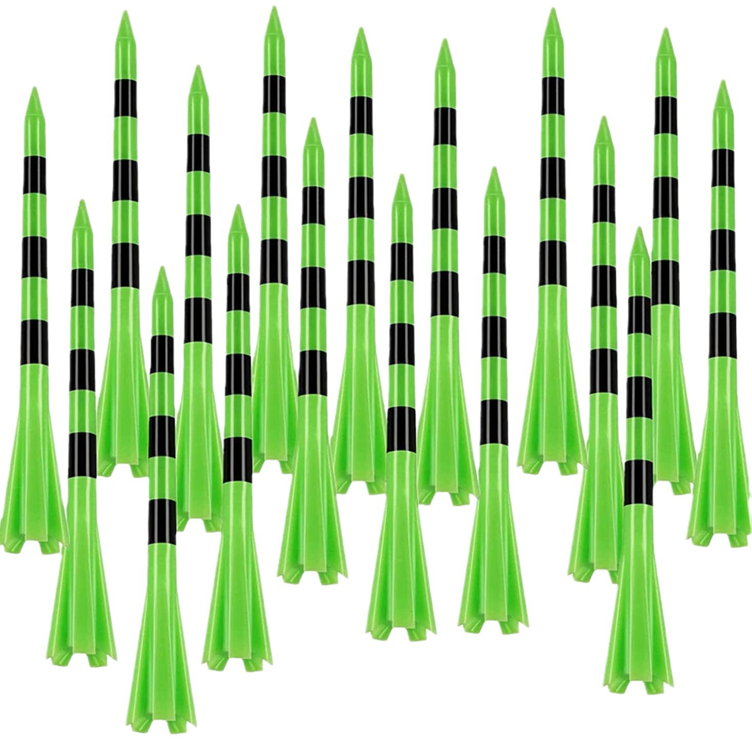 38Mm70Mm83Mm Golf Tee Five-Claw Spike Multi-Size Multi-Color Plastic Ball Spike for Golf Use