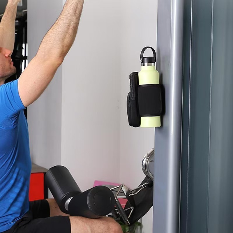 Cross-Border Amazon Best-Selling Gym Magnetic Water Cup Bag New Strong Magnetic Yoga Running Water Bottle Shoulder Bag