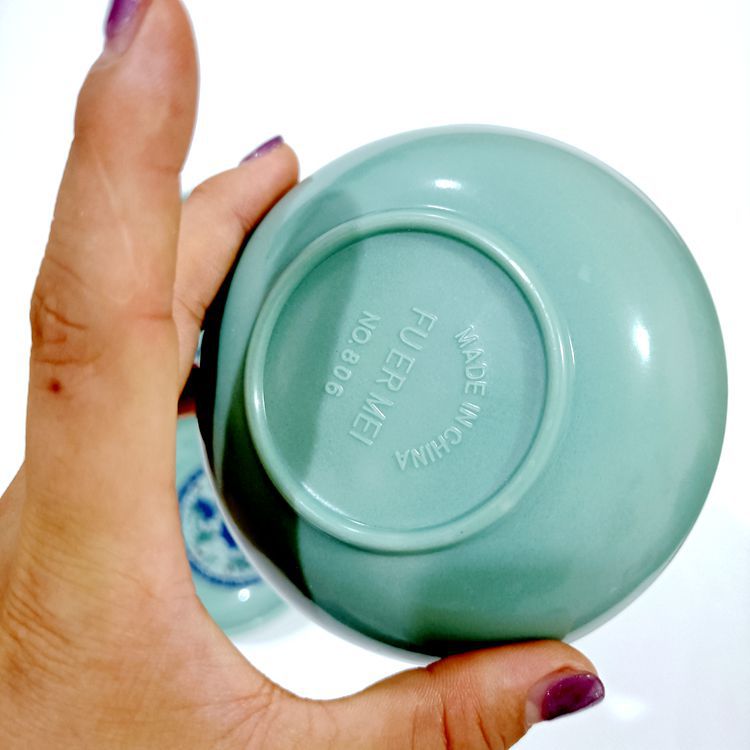 8862 Blue and White Porcelain Vinegar Dish Small Dish Dumpling Dipping Saucer Restaurant Fast Food Dish Gift 1 Yuan Supply