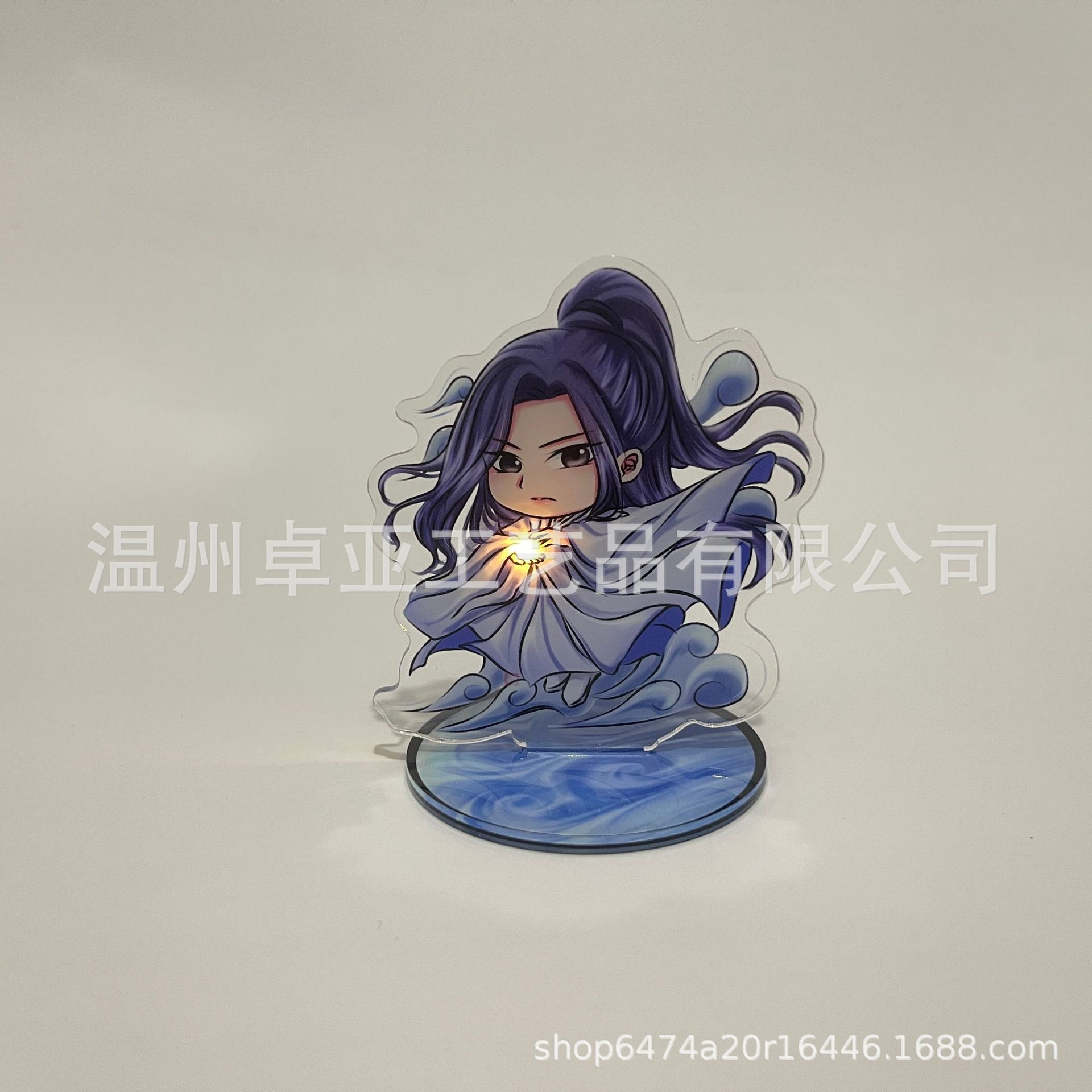Magnetic Light Acrylic Stand Fridge Magnet Custom Cartoon Anime Two-Dimensional Peripheral Ornaments Custom-Made Factory Figurines