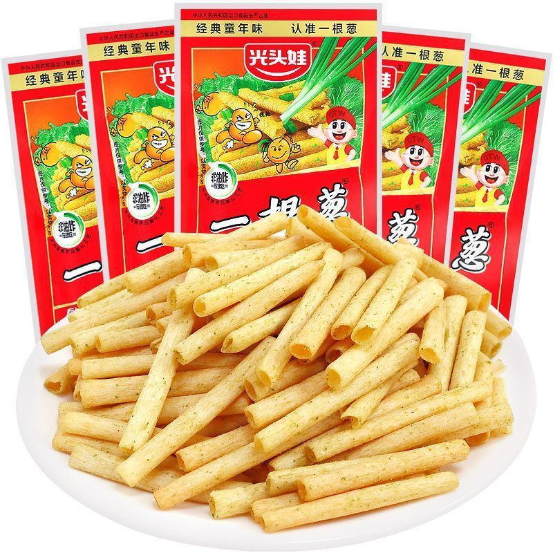 Чипсы Сладкого Картофеля с Луковым Вкусом для Детей, Ностальгическая Закуска Из 90-х, Острые Полоски для Гурманов, 13г*30 Пакетов