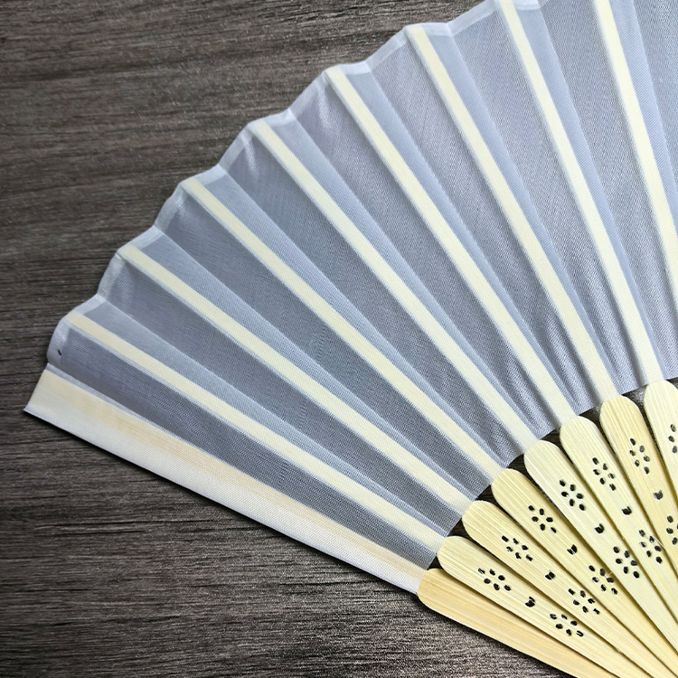 21cm Fan, Multi-Color Solid Color Wedding Cloth Fan, Bamboo Folding Fan with Cloth Surface, Wedding Return Gift, Elegant Fan