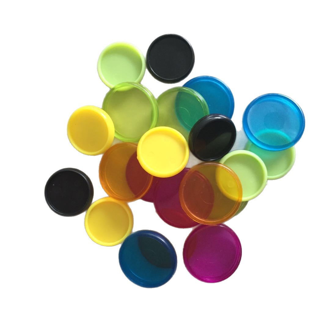 Notebook Mushroom Buckle Loose-Leaf Buckle Hand Ledger Accessories Plastic Material Binding Ring Disc Binding Colorful Disc Buckle