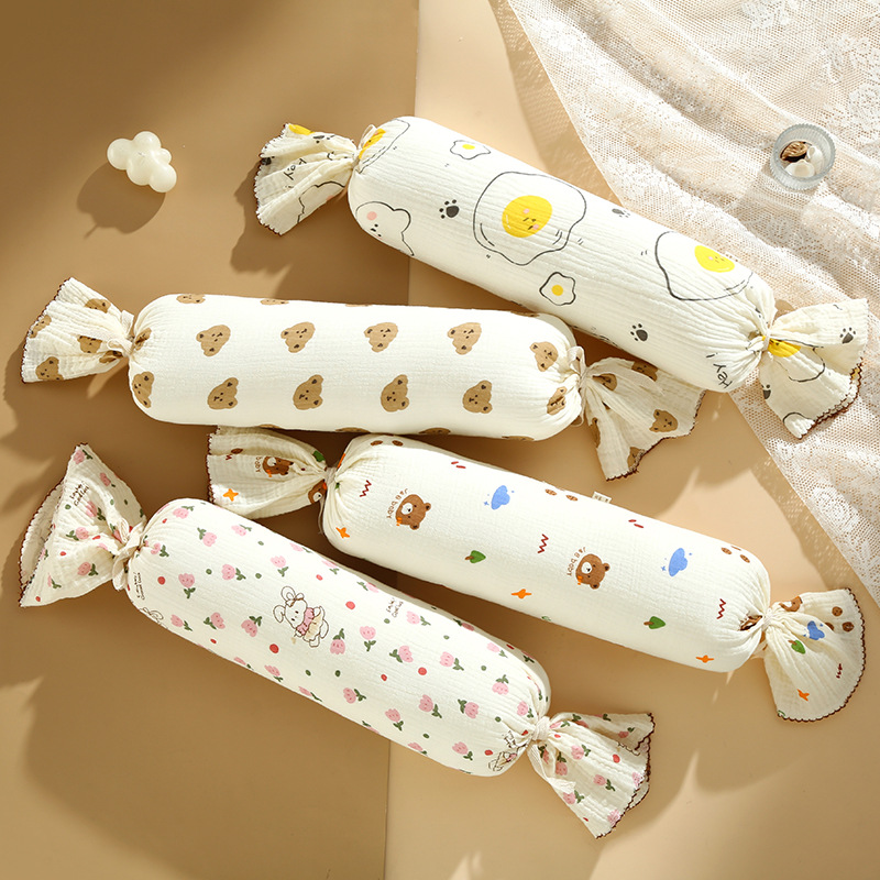 Подушка для детей класса А, моющаяся, для новорожденных, из хлопка, впитывающая пот, дышащая