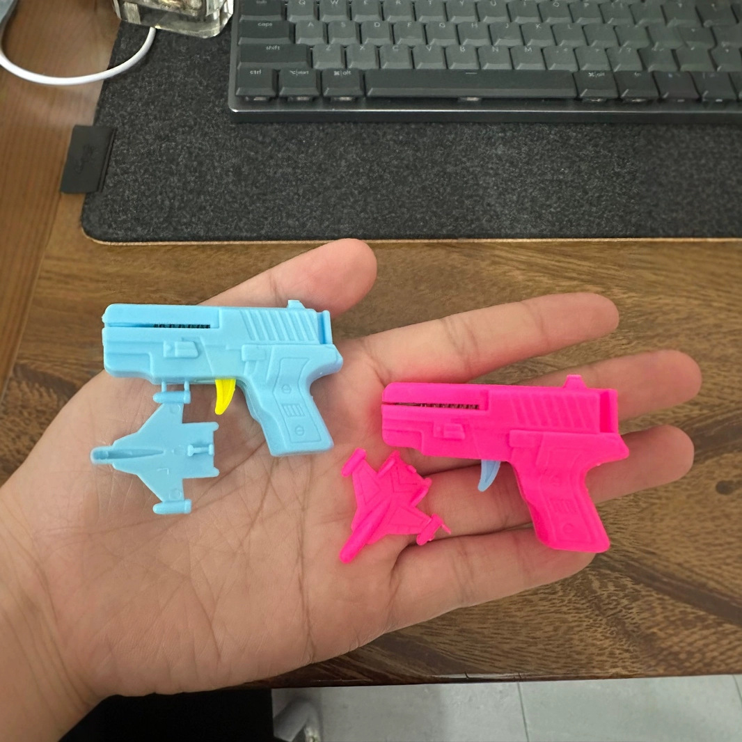 Children's Small Toys Mini Ejection Aircraft Gun Toys Kindergarten Creative Small Gift Toys Wholesale