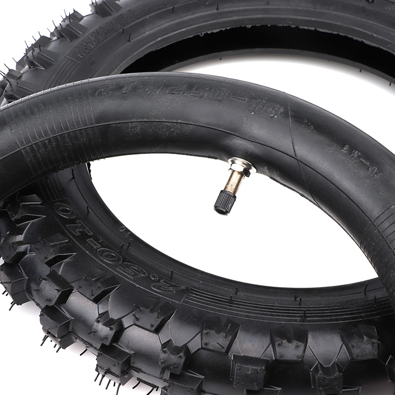 2.50 10 motorcycle dirt bike tire and inner tube suitable for small flying eagle Apollo small high race modification wholesale