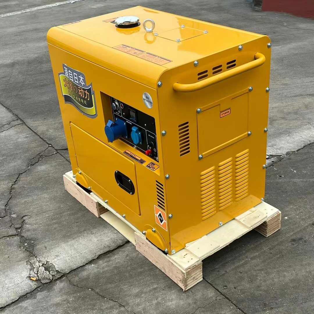 Euro 5 Emission Standard 5Kw Diesel Generator Toz6800Et-T5 Single Cylinder Complete Certificate Export Standard