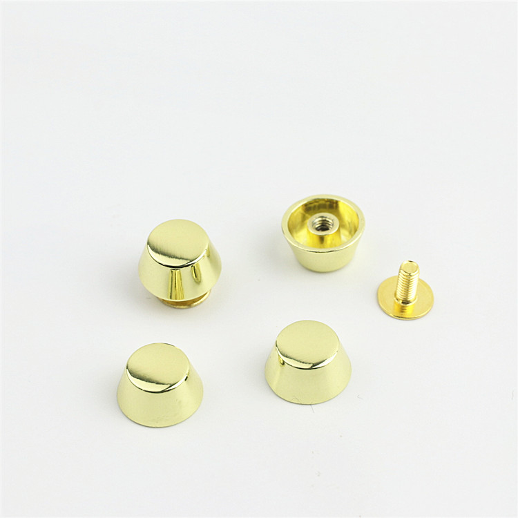 Luggage leather hardware accessories leather bag copper bucket nail foot nail arc surface screw bag handbag foot nail