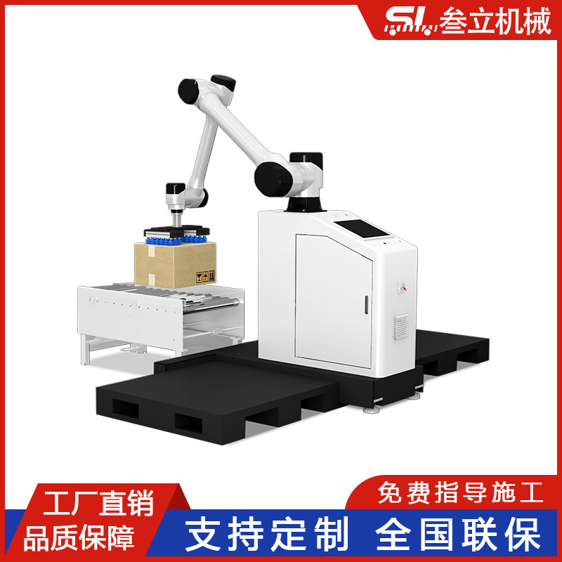 Оборудование для выгрузки и паллетирования Sanli, интеллектуальная сортировка и укладка, многоуровневая паллетизирующая машина для картонов