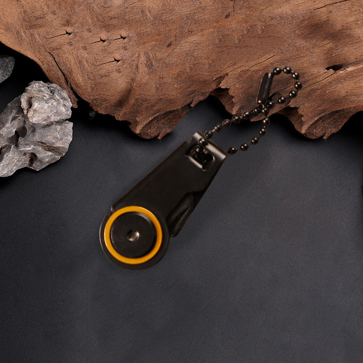 Folding Knife Keychain Mini Knife Express Delivery Portable Pocket Knife Black Chain Pendant Knife