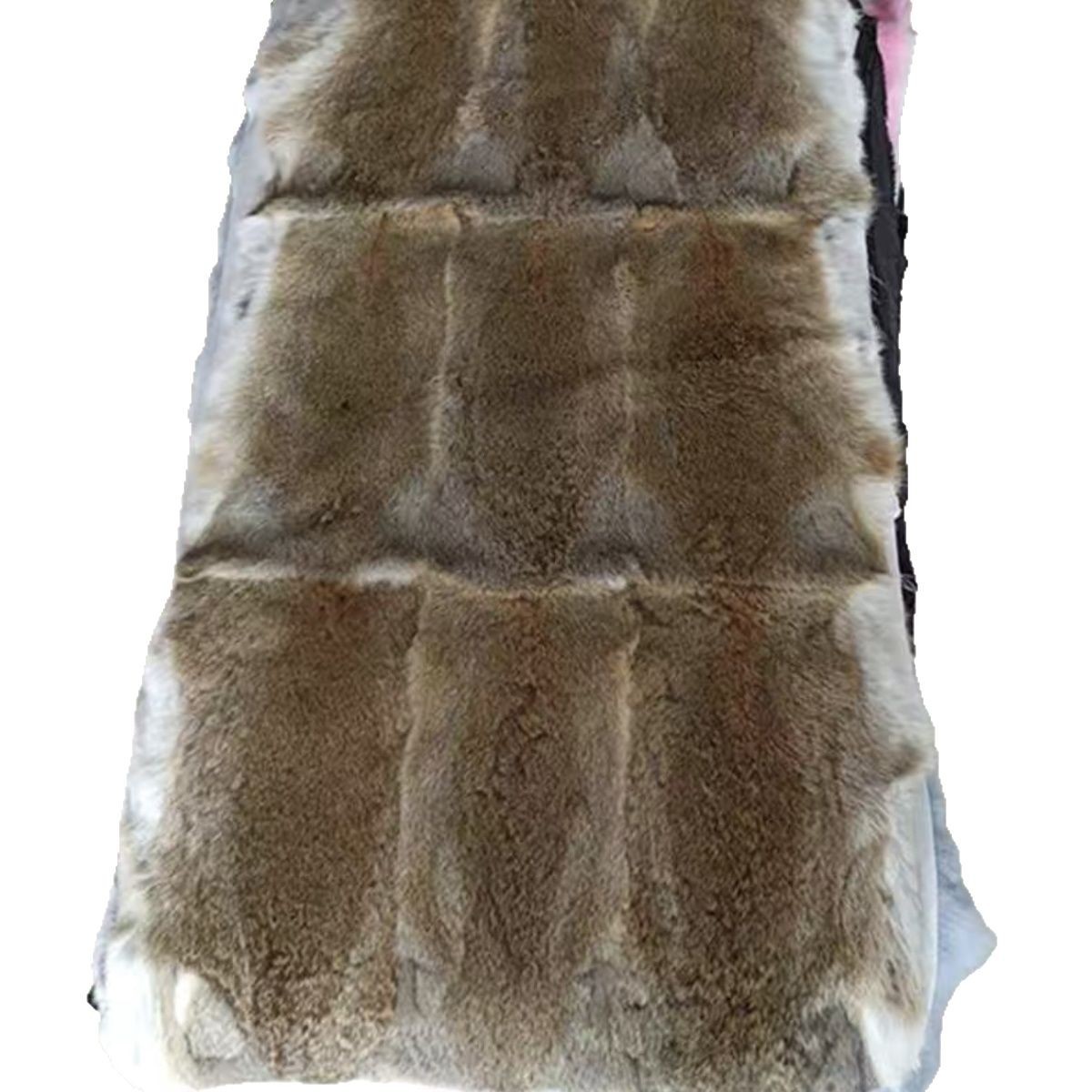 In-Stock Instant Delivery Rabbit Fur Whole Skin Patchwork Fur Mattress Clothing Lining Outerwear Warm Fur