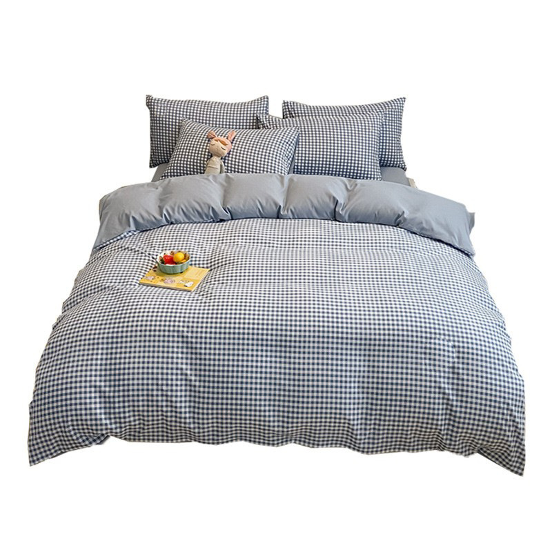 Wholesale Cartoon Printed Flannel Duvet Cover for Dormitory, Simple Quilt Cover for Single and Double Beds, Home Bedding for Winter