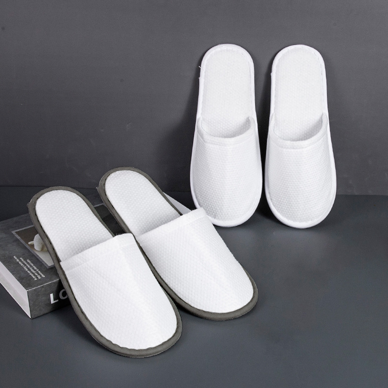 All-Season Hotel Disposable Slippers, Pearl Cotton Thickeneded Hotel Special B&B Home Non-Slip Hospitality Wholesale