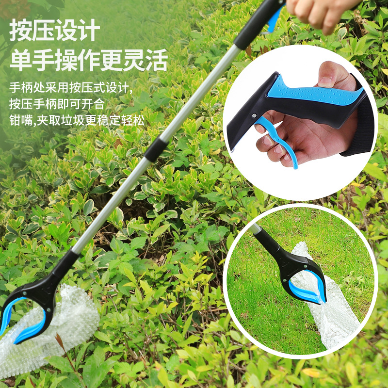 Cross-Border Hot-Selling Foldable Garbage Clips, Multi-Functional Sanitation Garbage Picker, Compact
