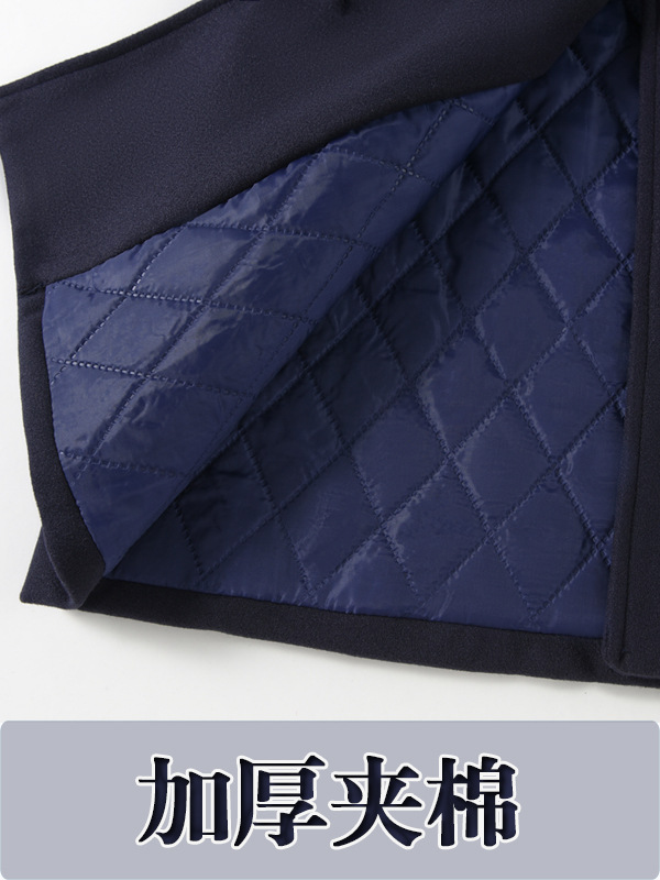 Girls' Woolen Outwear British Preppy Style 2025 Winter Thickeneded Mid-Length Big Children's Quilted Woolen Outwear to Heattech