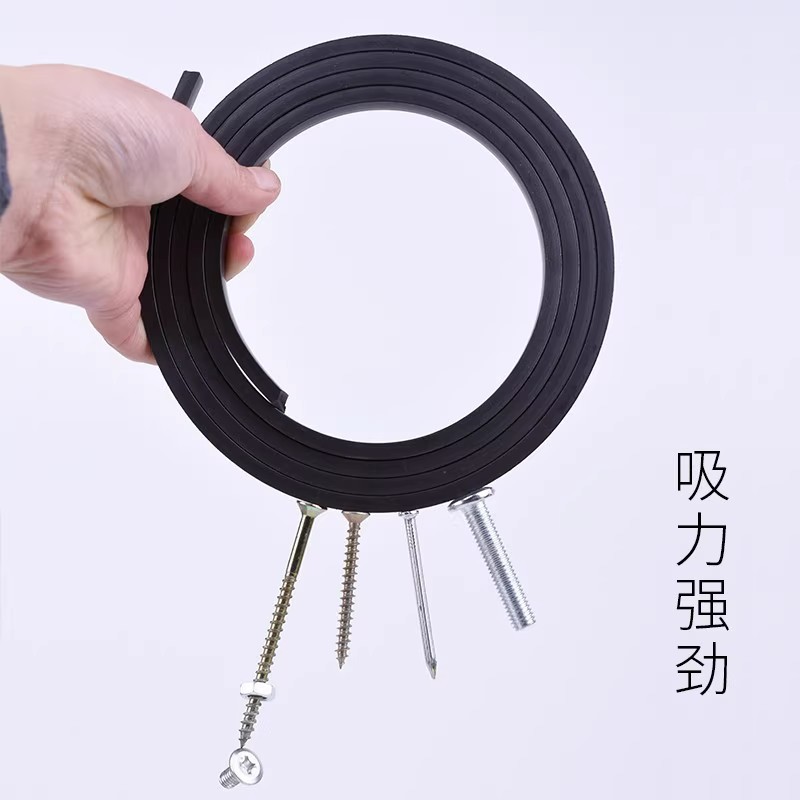 3M adhesive strong magnetic stripe bar magnet chassis dust-proof net plus soft magnetic stripe magnetic stripe magnet 1 meter long