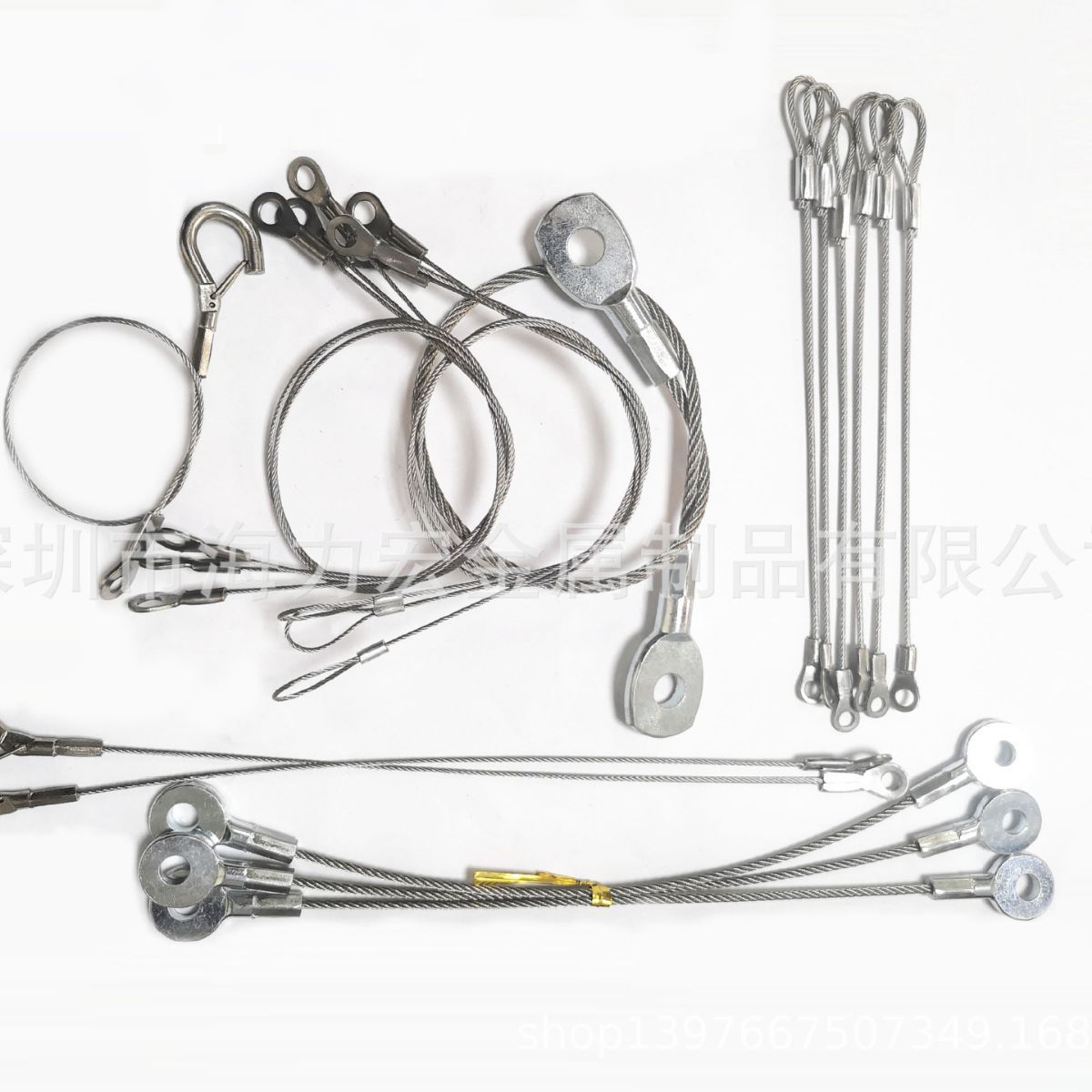 Wholesale 5mm Hole Terminal 1.5mm Wire Rope Stamping Stainless Steel Terminal Sling Wire Rope