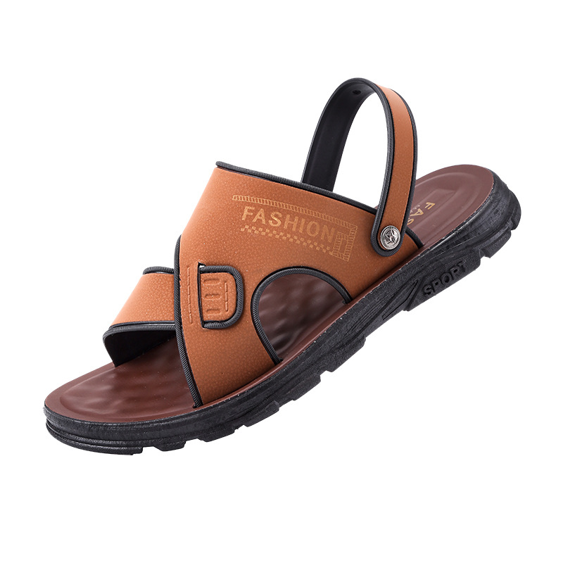 One-Piece Drop-Shipping Free Shipping Men's Sandals and Slippers All-In-One Two-Wear Summer Men's Outdoor Wear-Resistant Thick Sole Non-Slip Waterproof